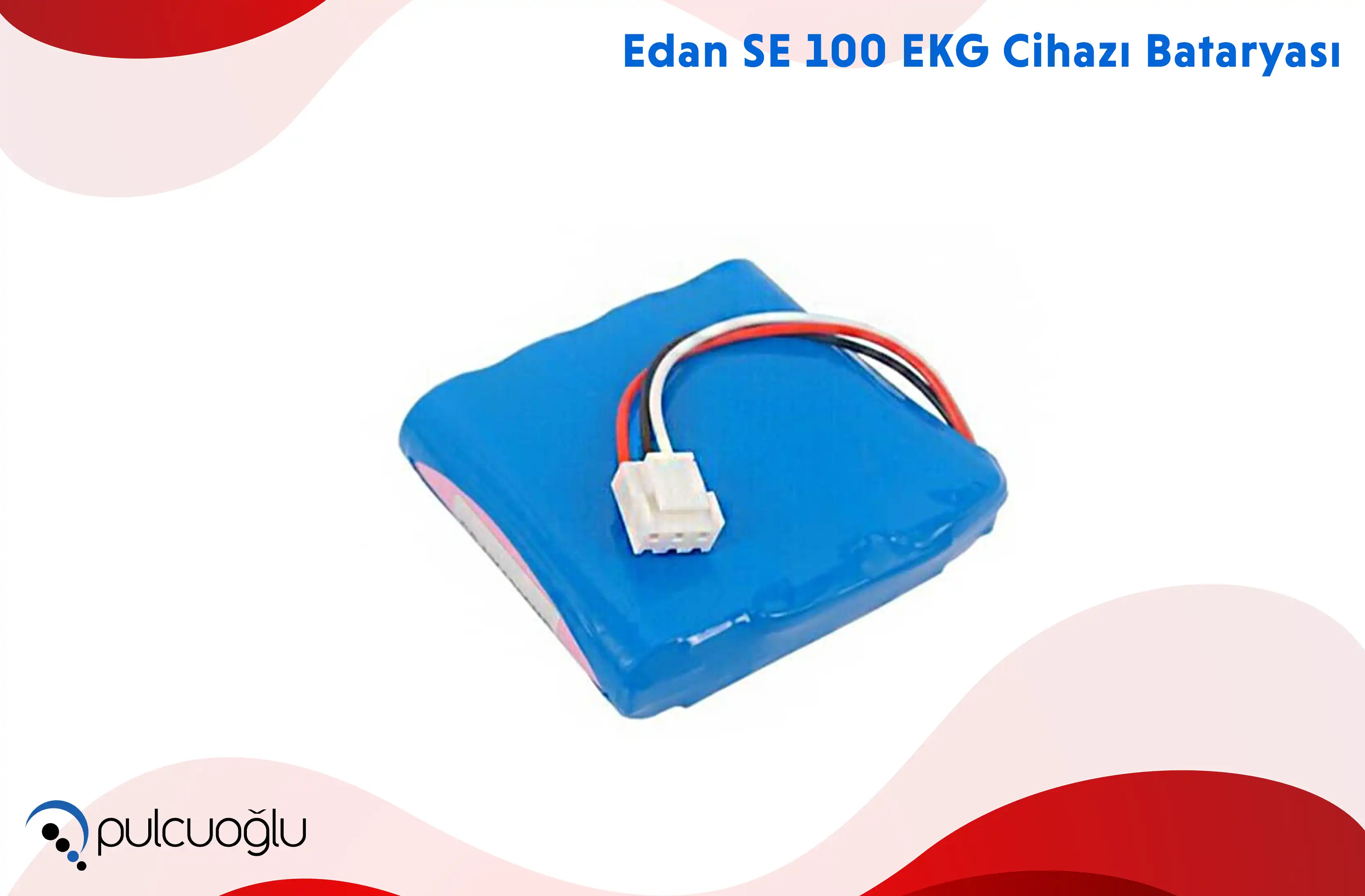 Edan SE 100 EKG Cihazı Bataryası