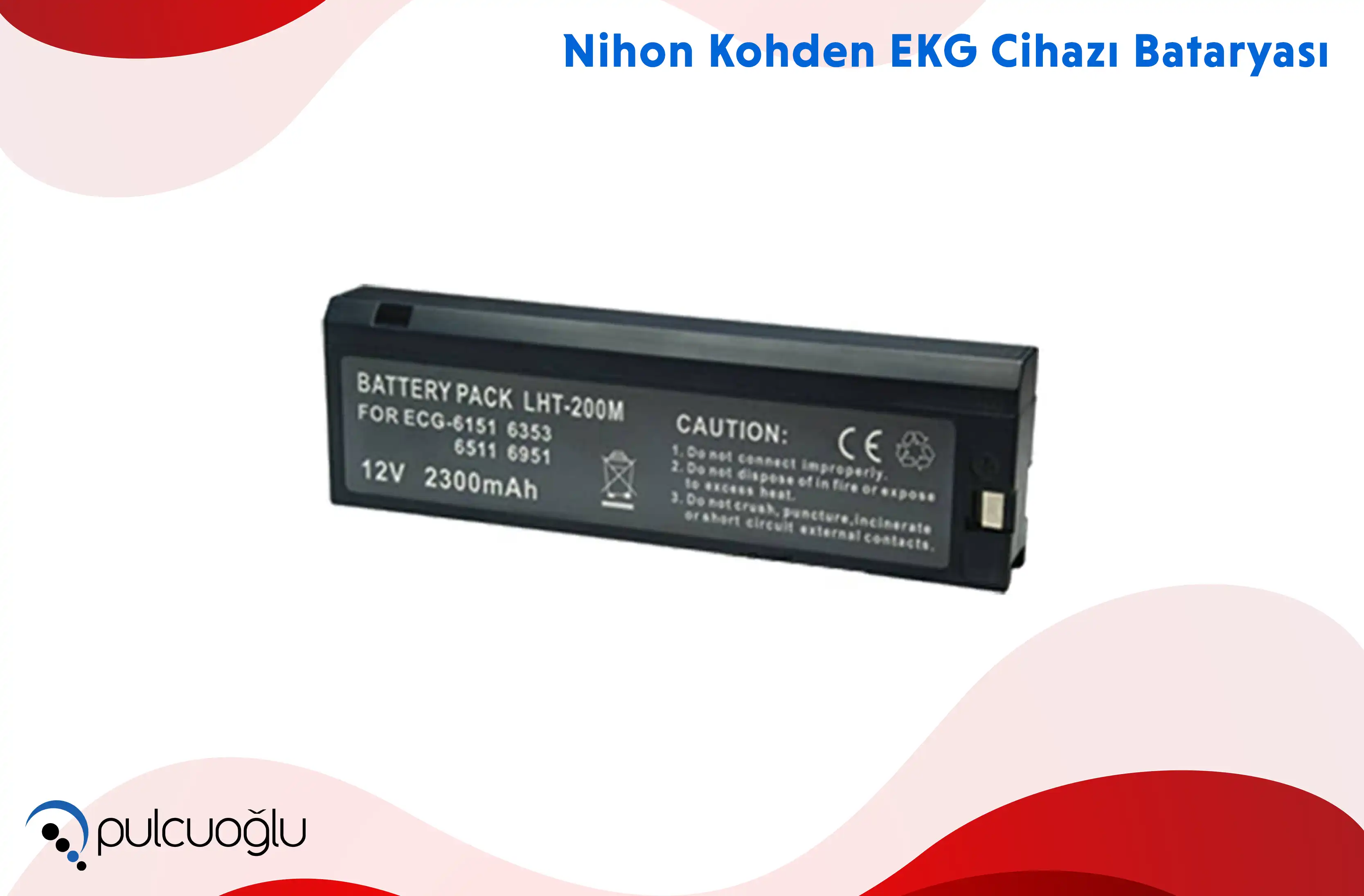 Nihon Kohden EKG Cihazı Bataryası